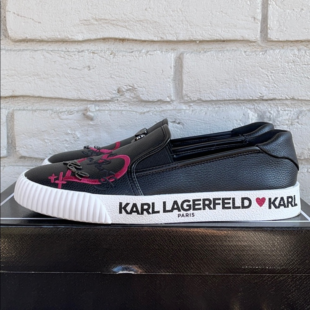 👱🏼‍♀️Karl Lagerfeld Slip on Shoes. Size 7.5 - Picture 5 of 8